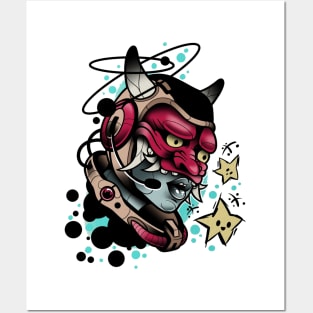 hannya cyber Posters and Art